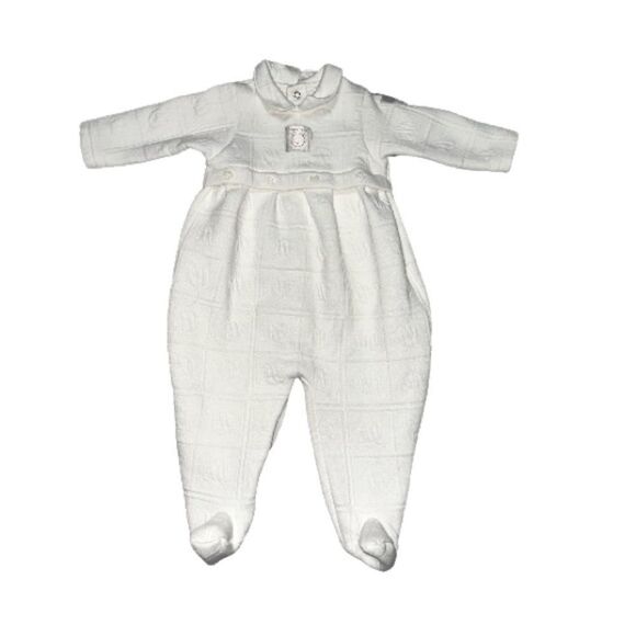 Little Me Winter Bear Footie Onesie 9M - Picture 2 of 12
